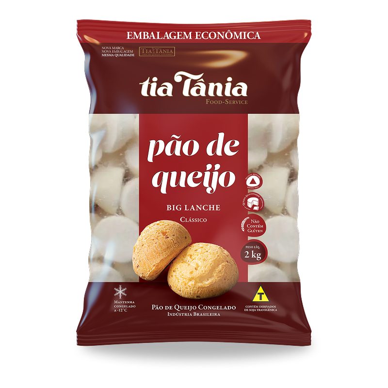 PÃO DE QUEIJO TIA TÂNIA BIGLANCHE 2KG