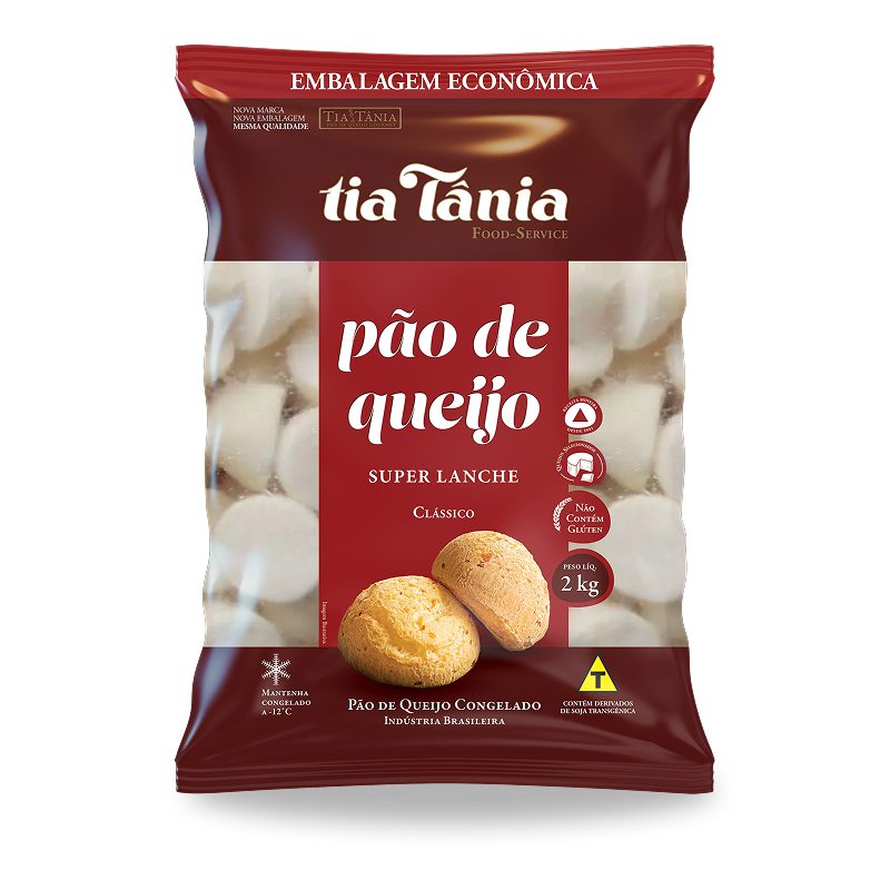 PÃO DE QUEIJO TIA TÂNIA SUPER LANCHE 2KG