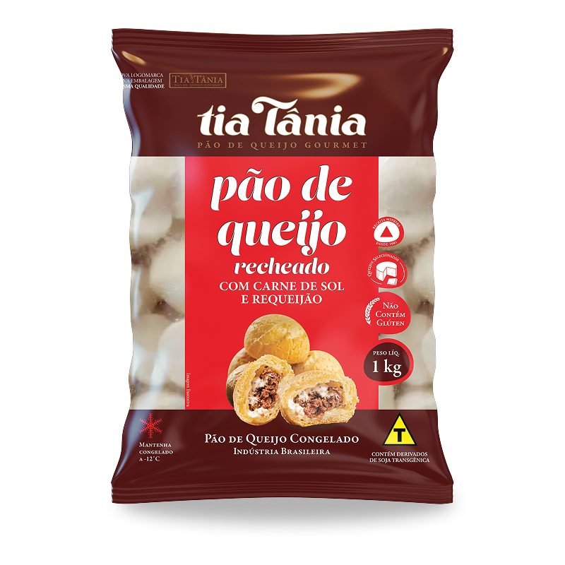 RECHEADO CARNE DE SOL COM REQUEIJÃO 1kg